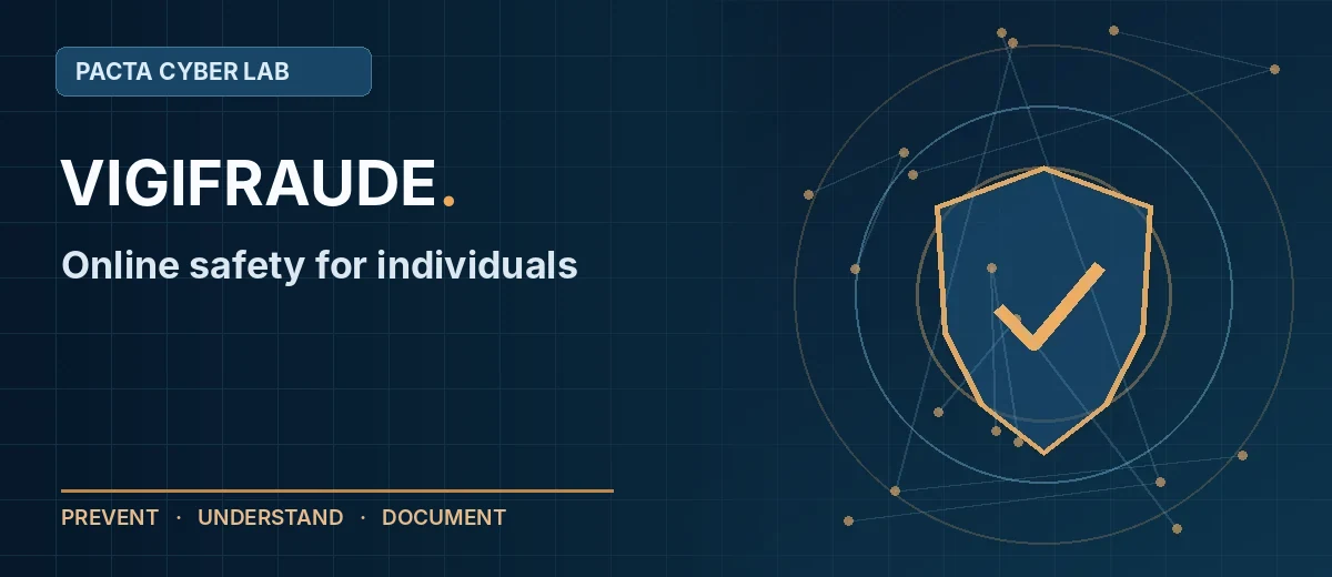 Everyday online fraud protection for individuals
