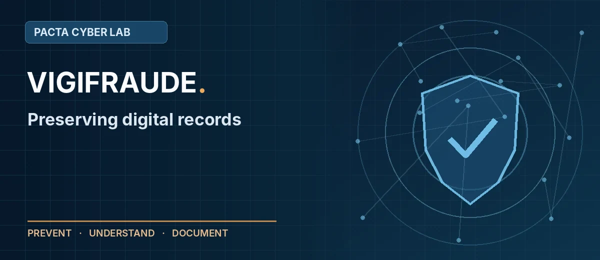 Preserving digital records after fraud